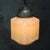 French Art Deco Yellow Reeded Clichy Glass Pendant Lamp For Sale - Image 4 of 6