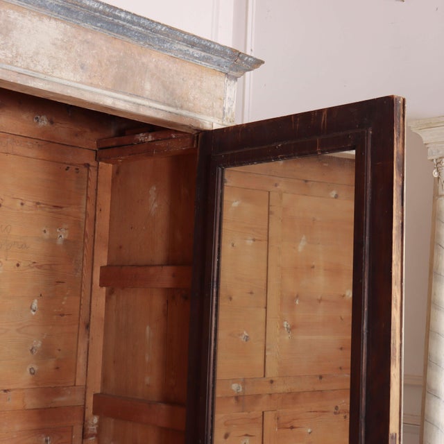 Italian Country House Wardrobe, 1890s For Sale - Image 10 of 11
