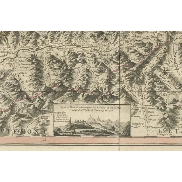 Paper Map of the Thirteen Cantons, 1778 For Sale - Image 7 of 14