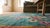 1920s Green Garden Landscape Antique Chinese Art Deco Carpet 2' 6'' X 4' 5'' Knotted Wool Rug For Sale - Image 12 of 13