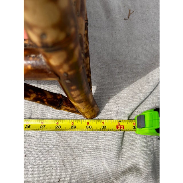 Antique Bamboo Display Cabinet For Sale - Image 17 of 18