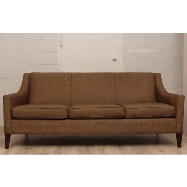 Wood Mitchell Gold & Bob Williams Cara Sofa For Sale - Image 7 of 11