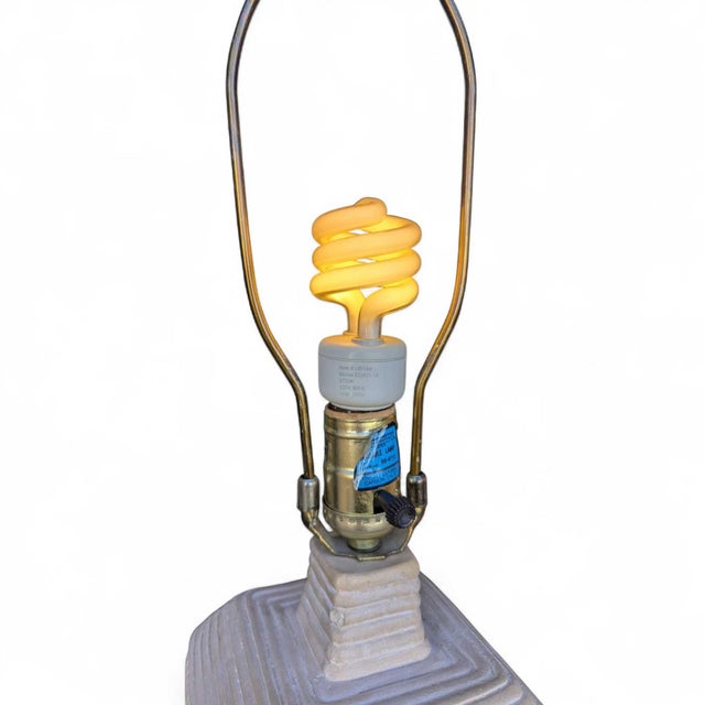 1980s 1980s Postmodern Plaster Floor Lamp by Dynasty Gallery For Sale - Image 5 of 18