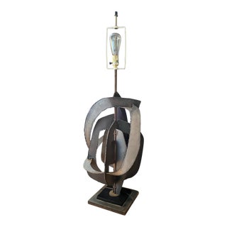 1960s Laurel Lamp Company Brutalist Torch Cut Lamp For Sale