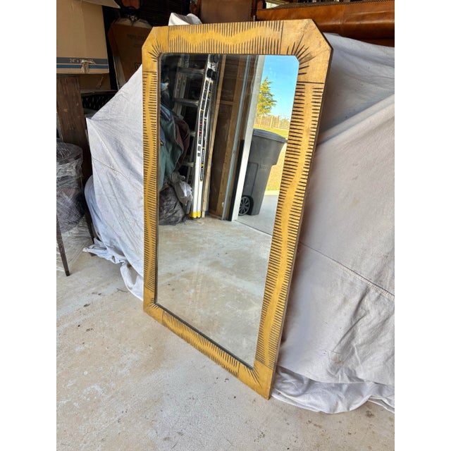 Art Deco Early 20th Century French Art Deco Style Wall Mirror For Sale - Image 3 of 12