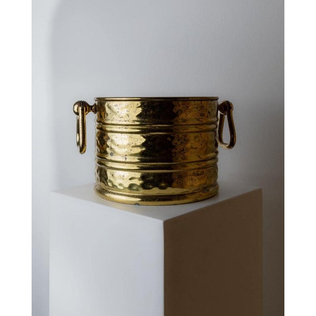 Vintage Brass Wine Cooler, 1970s For Sale - Image 11 of 11