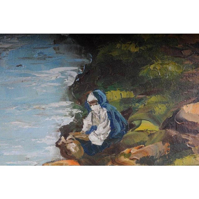 O. Birkholz, Scene with Palm Trees, Oil Painting For Sale - Image 5 of 13