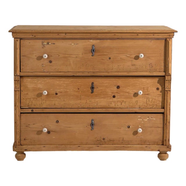 Antique Chest of 3 Drawers, 1920s For Sale