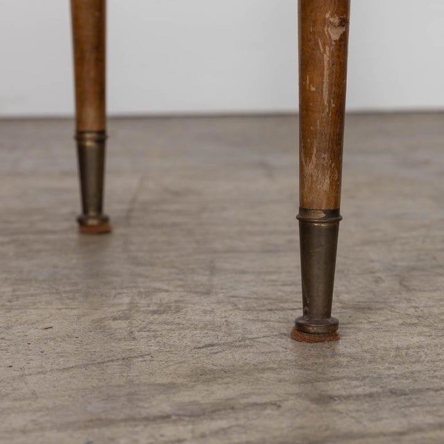 French Wood and Glass Two-Tier Side Table For Sale - Image 12 of 15