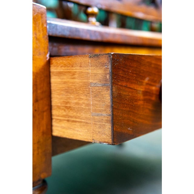Mid 19th Century Victorian Burl Walnut English Canterbury | Étagère For Sale - Image 14 of 14
