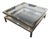 Coffee Table with Sliding Top in Chrome and Glass, 1970s For Sale
