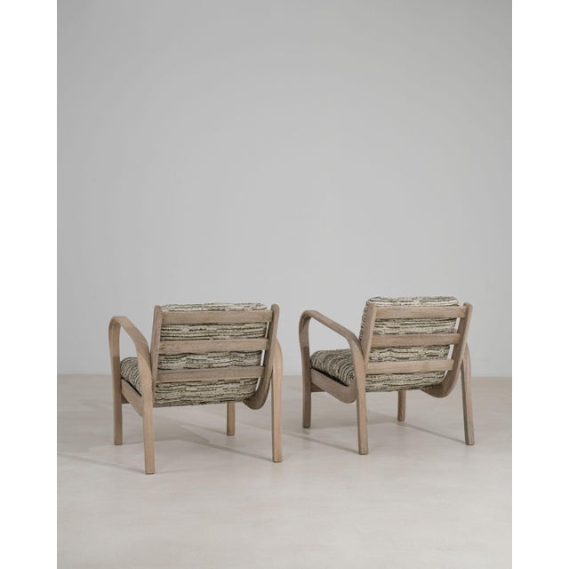 19th Century France Antique White Wood Armchair For Sale - Image 10 of 11