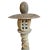 Rustic Vintage Outdoor Stacked River Rock Light House Post For Sale - Image 3 of 8