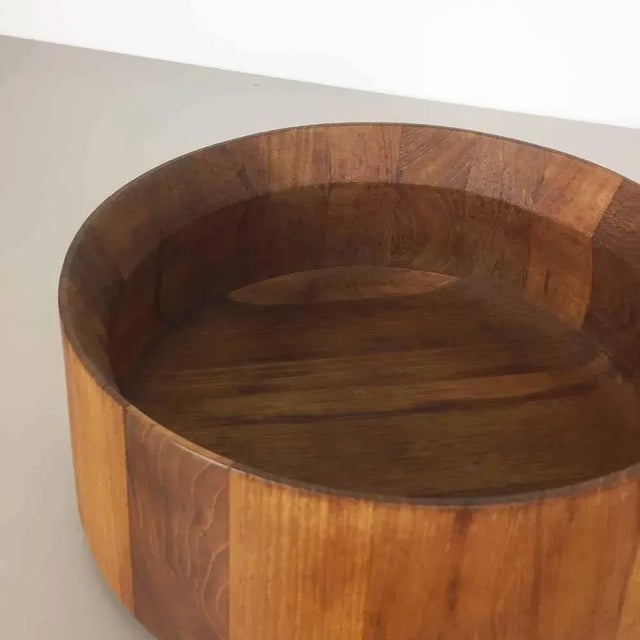 Wood Danish Teak Bowl by Jens Harald Quistgaard for Dansk Design, 1960s For Sale - Image 7 of 11