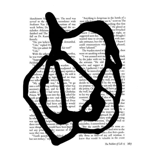 2020s Black & White Abstractions Series No. 8 – Fine Art Print For Sale - Image 5 of 5