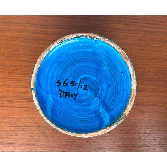 Mid-Century Modern Pesce Fish Studio Pottery Bowl by Aldo Londi for Bitossi, Italy, 1960s For Sale - Image 16 of 17