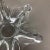 Large French Floral Crystal Glass Shell Bowl from Vannes Art, 1970s For Sale - Image 17 of 18