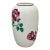 Tiffany & Co. White Porcelain Vase in the Strasbourg Flowers Pattern With Polychrome Decoration of Scattered Flowers and Foliage, Made in Portugal For Sale