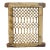 Antique Wood and Metal Indian Jali Window For Sale