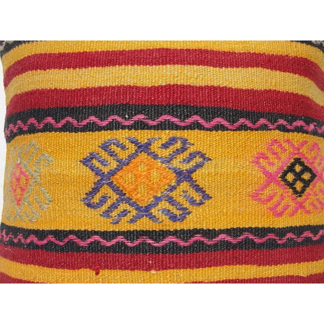 Turkish Kilim Decorative Pillow Cover For Sale - Image 9 of 13