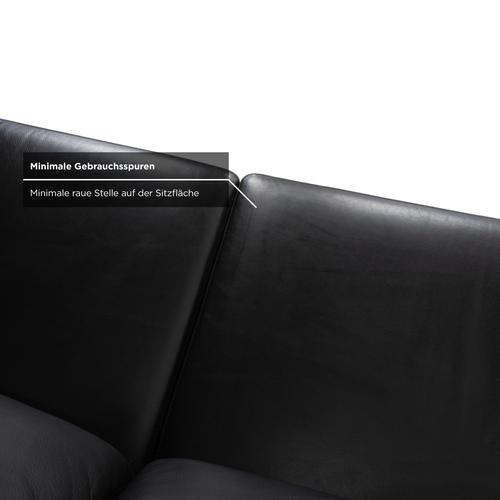 Conseta 3-Seater Sofa in Black Leather from Cor For Sale - Image 13 of 18