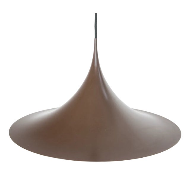 Semi Pendant Lamp by Claus Bonderup and Thorsten Thorup for Fog and Morup, 1970s For Sale