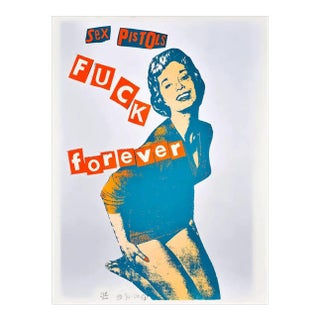 1997 Fuck Forever (Silver) by Jamie Reid For Sale