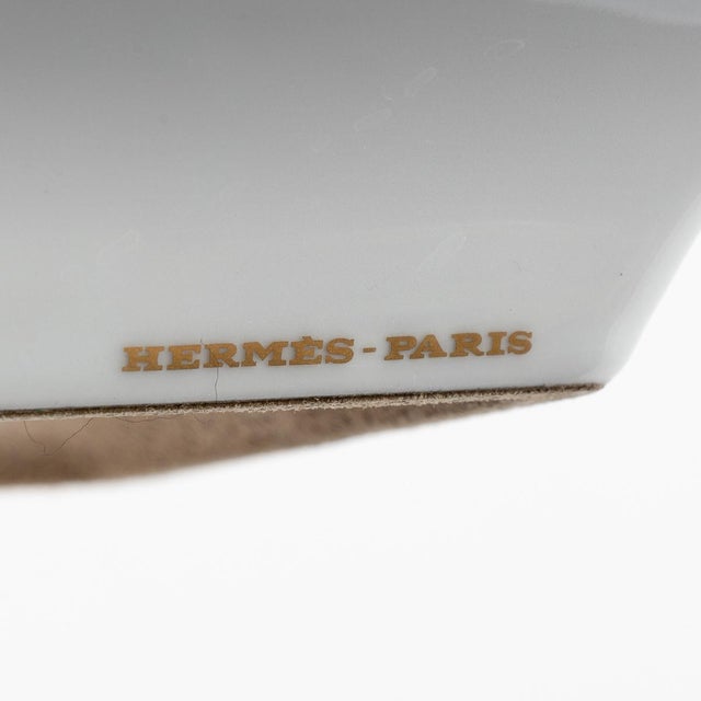 Vintage French Ceramic Ashtray from Hermès, 1990s For Sale - Image 14 of 15
