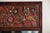 Wood Antique Asian Trumeau Mirror with Carved Birds and Floral Panel For Sale - Image 7 of 18