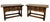 Antique Spanish Rustic Oak Side Tables with Drawers, 1900s, Set of 2 For Sale - Image 14 of 14