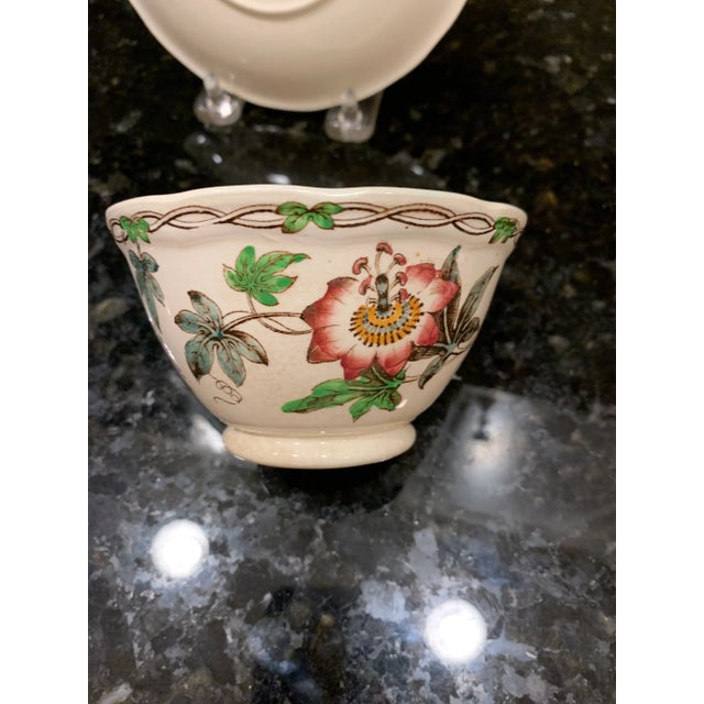 19th Century Circa 1860 English Minton Passion Flower Transfer Ware Dinnerware Set- 43 Pieces For Sale - Image 12 of 13