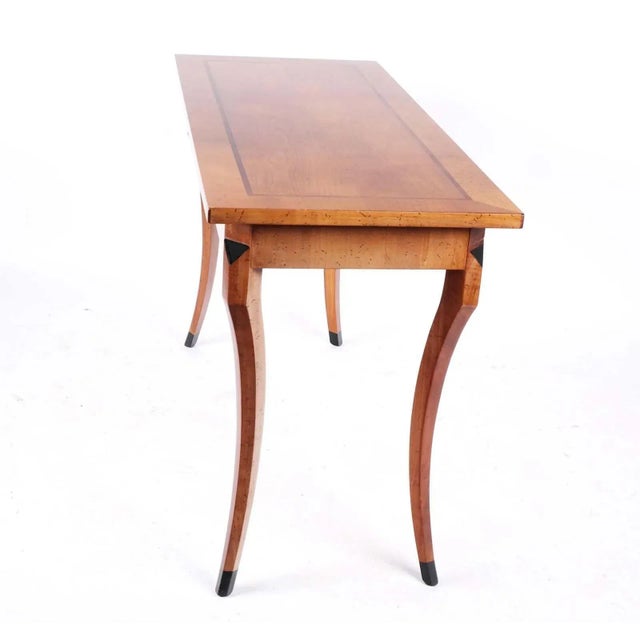 1950s Pair of Biedermeier-Style Console Tables For Sale - Image 4 of 5