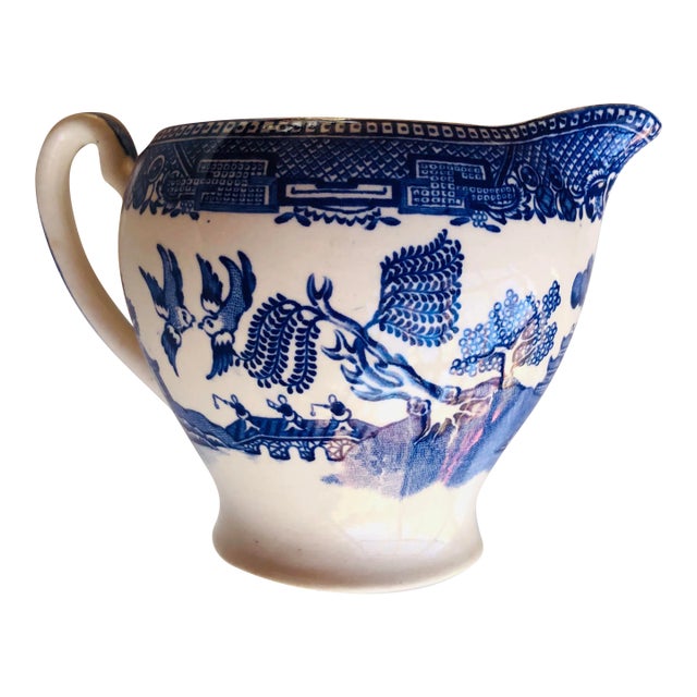 Vintage Alfred Meakin "Old Willow" Creamer /Pitcher For Sale