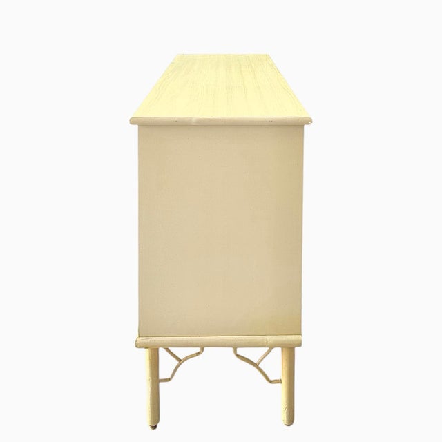 Ficks Reed 1960s Bamboo and Cane Sideboard Attributed Ficks-Reed For Sale - Image 4 of 11
