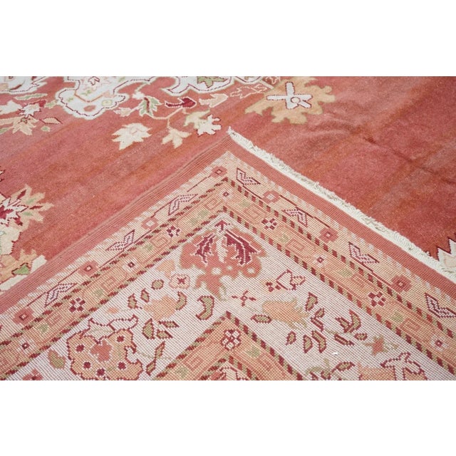 Vintage Oushak Rug 12'1'' x 15' For Sale - Image 9 of 9