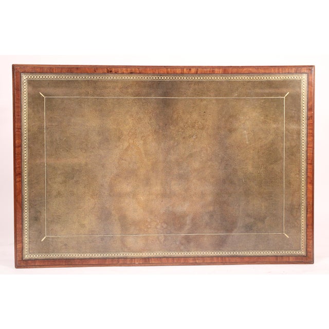 George II Mahogany Partners Writing Table For Sale - Image 9 of 12