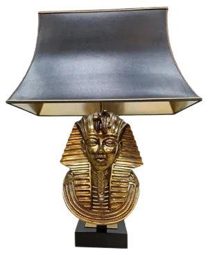 Vintage Pharaoh Table Lamp from Deknudt Lusterie