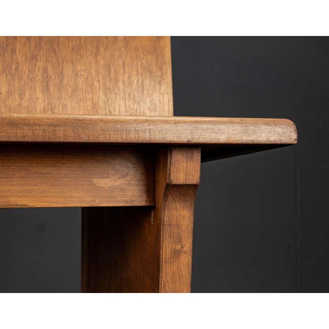 Vintage Oak Bench, 1960s For Sale - Image 18 of 18