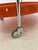 Space Age Chrome Serving Trolley with Orange Plastic Trays, 1970s For Sale - Image 6 of 7
