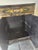 1950s Chinoiserie Black Lacquer Mop Chinese Cabinet Hand Painted For Sale - Image 10 of 15