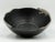 A striking 1980s Mexican Modernist decorative bowl by Emilia Castillo, handcrafted in Taxco, Mexico, combining deep matte-...