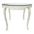Palm Regency Round Center Entry Hall Game Dining Table Serge Roche Plaster Style For Sale