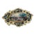 Ornate Ceramic Wall Platter With Equestrian Hunting Scene For Sale