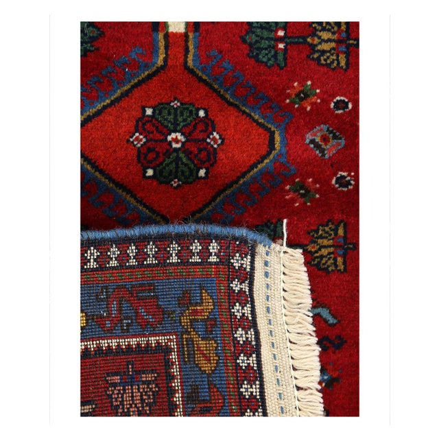 Pasargad DC Fine Hand Knotted Persian Yalameh Rug For Sale - Image 4 of 4