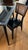 1950s Vintage Stakmore Folding Game Table Set. Cane-Back Seating & Jet-Black Gloss Vinyl - Set of 3 For Sale - Image 12 of 12