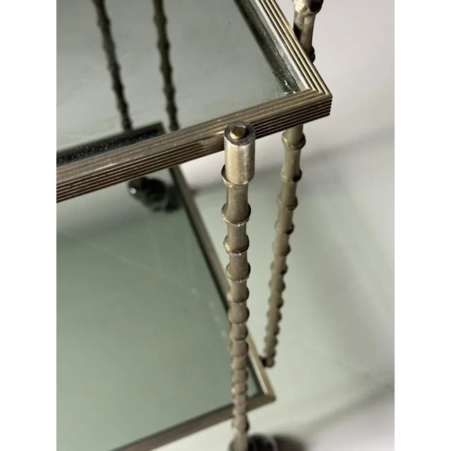 Vintage Bar Cart in Faux Bamboo, 1960s For Sale - Image 8 of 15