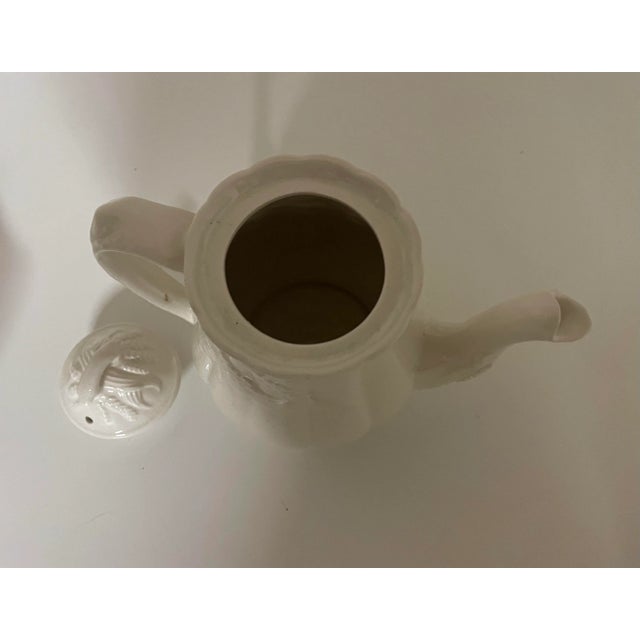 Ceramic English Ironstone Coffee Pot Vintage For Sale - Image 7 of 8