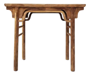 19th Century Elm 38" Altar Table