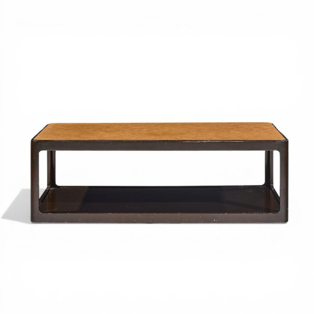 Wood Roger Sprunger for Dunbar Mid Century Mahogany Coffee Table For Sale - Image 7 of 10