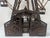 Model of a ferris wheel in carved wood bearing the inscription "oskar spendel" on the front wear and minor losses, see...